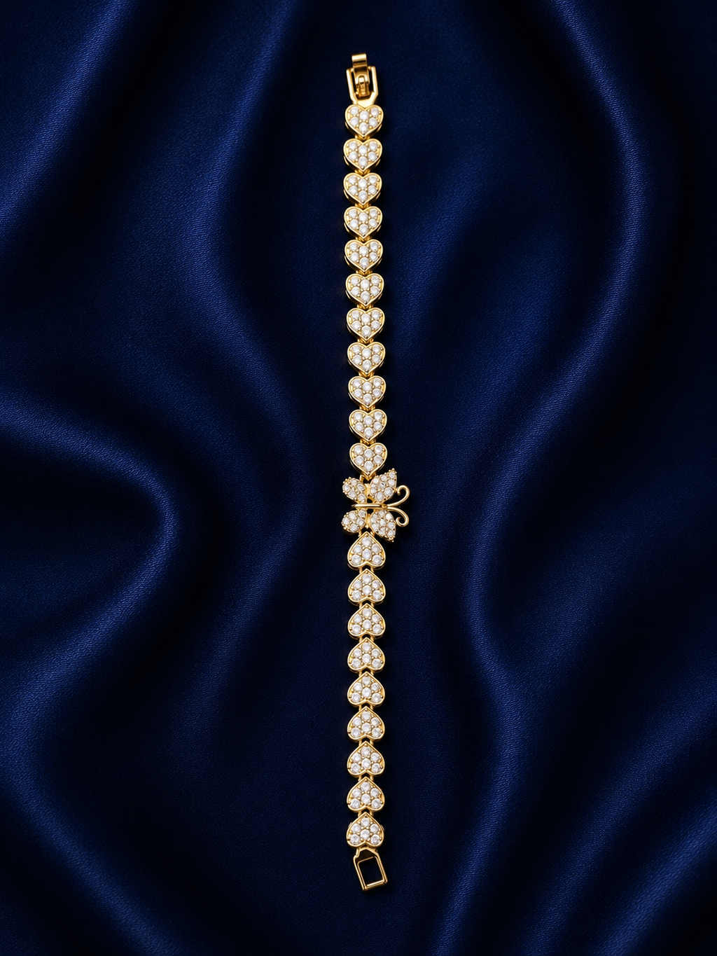 Royal Crystal Butterfly Bracelet LT-555 (Premium Packaging)
