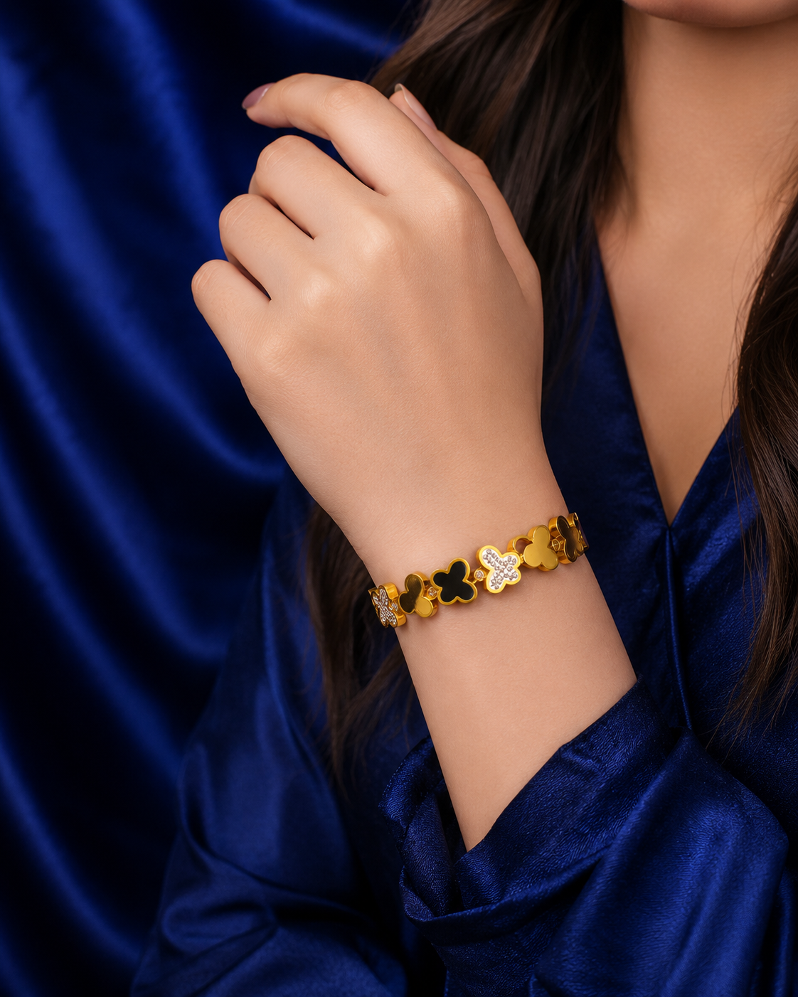 Butterfly Style Stainless Steel Bracelet LT-786